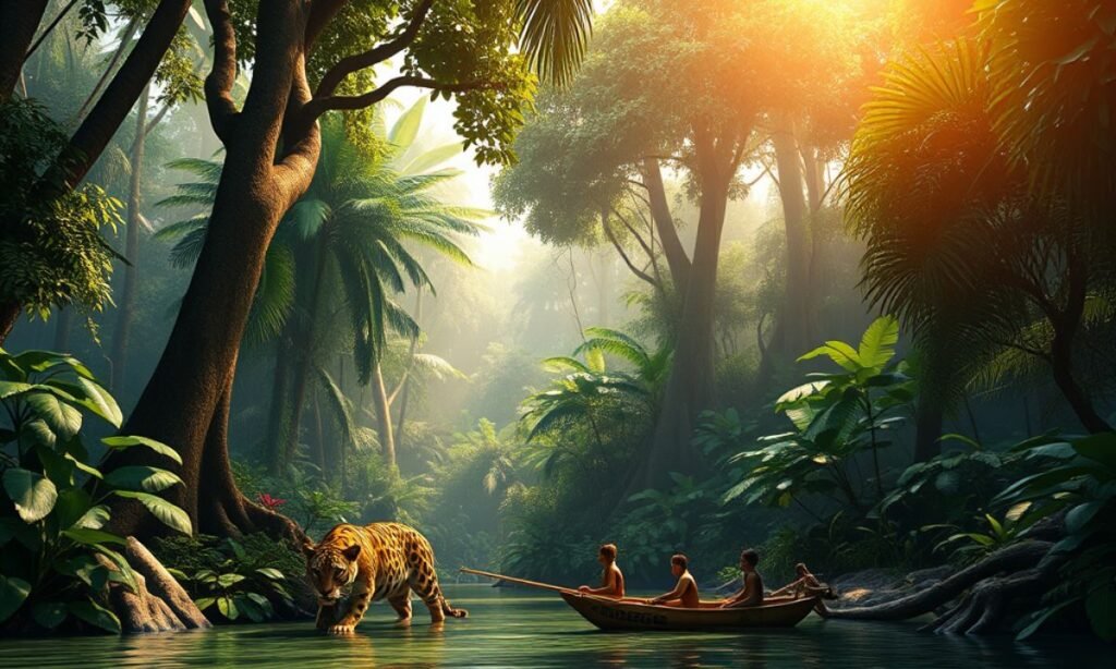 Der Überlebenskampf im Amazonas Intensiv, roh und authentisch