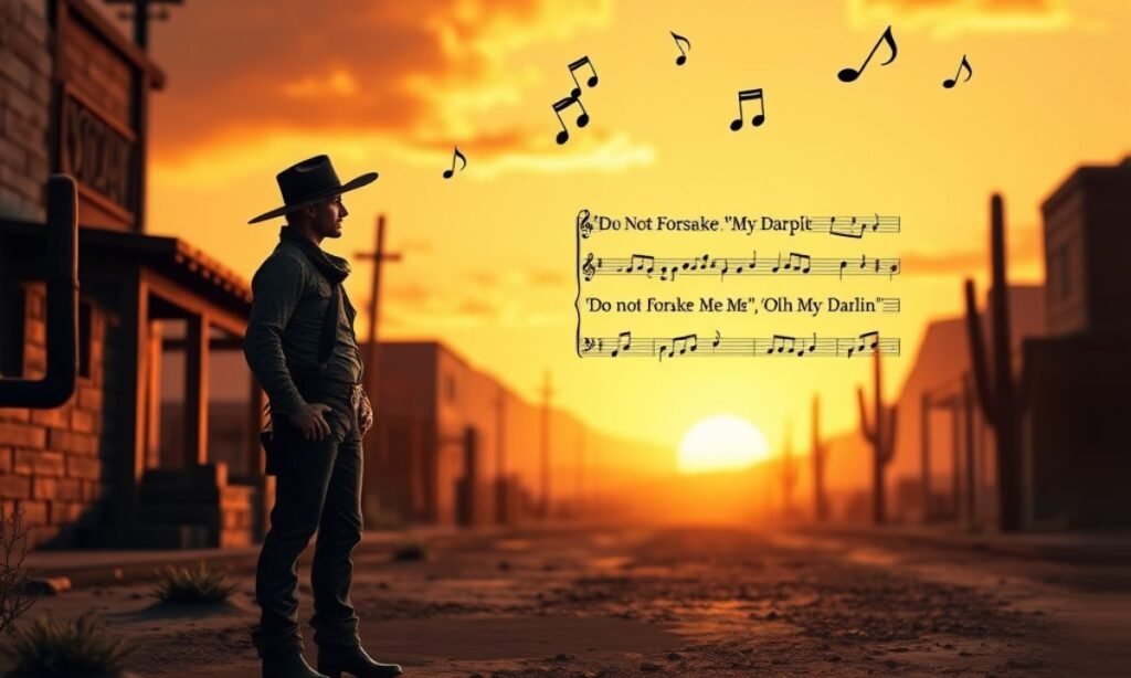 Musikalische Untermalung Do Not Forsake Me, Oh My Darlin'