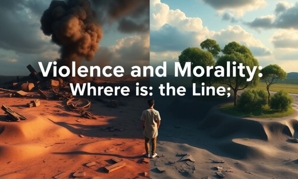 Violence and Morality Where Is the Line